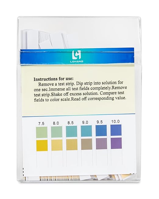 LOHAND pH Test Strips fot Urine & Saliva, 4.5-10pH Range, 100Strips | Fast & Accurate Read, Acid Alkaline Litmus Test Paper Level for Body pH Testing, Health Monitoring, Alkaline Food Liquid