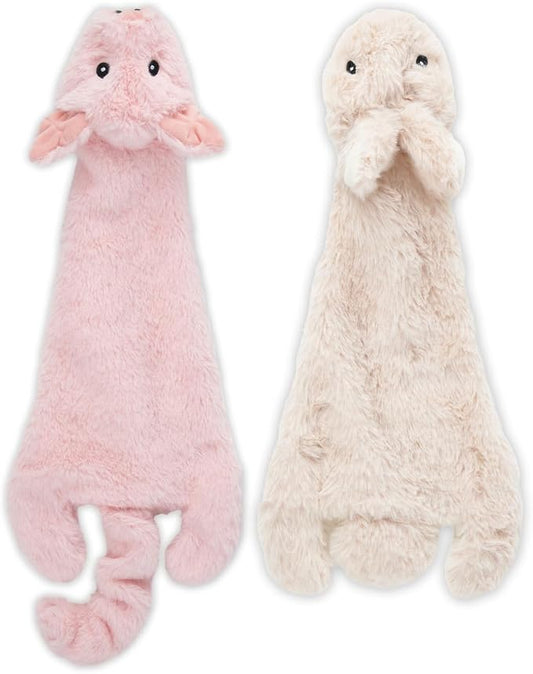 Best Pet Supplies Squeaky Dog Toys with Soft Durable Fabric for Small, Medium and Large Pets Interactive Toy for Indoor Play, Supports Active Biting and Play - Hare, Pig, Medium