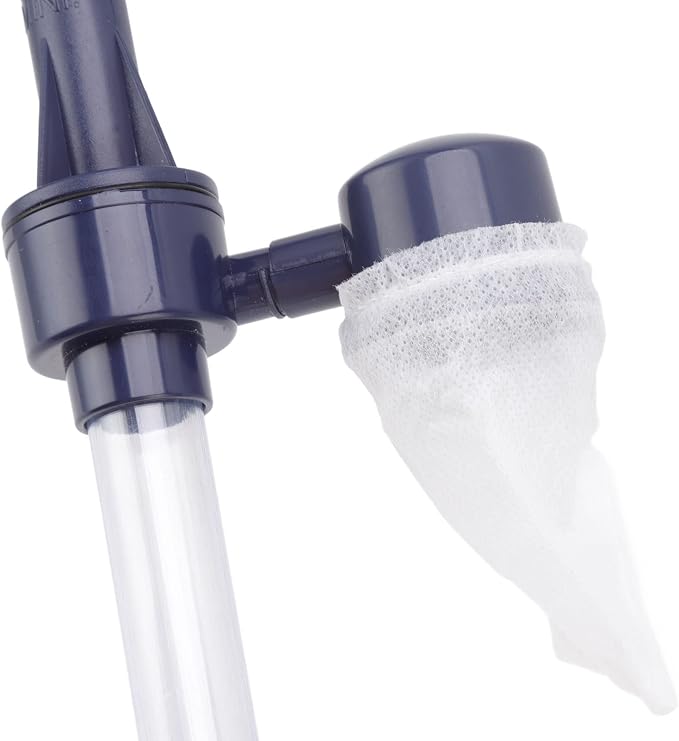 Electric Vacuum Cleaner for Aquariums with Spiral Impeller Design, Battery Operated for Water and Washing, for Wide User Requirements