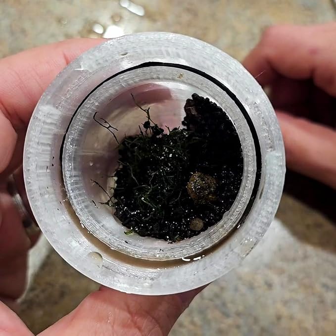 Aquarium Spot Vacuum for Gravel, Sand & Aquasoil, Electric Aquarium Cleaner, Removes Debris Without Removing Water (No Water Change Needed), Fully Submersible, Compact Design for Tight Spaces