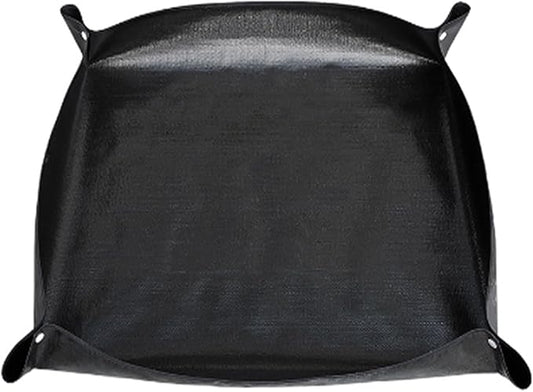 Oncpcare Large Waterproof Rabbit Playpen Mat 59×59 in (Black) – Reusable Floor Tarp and Cage Liner for Guinea Pig, Bunny, and Small Animal Habitat, Provides Spacious and Comfortable Play Area