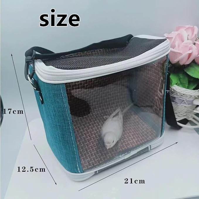 Small Animal Carrier Bag, Bearded Dragon Travel Carrier, Lizards Snak Carrier, Bird Carrier Backpack, Clear Bubble Window Backpack for Kitty, Small Pet Travel Carrier for Hedgehog Parrot