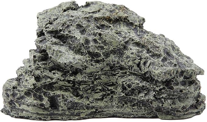 Maxmartt Small Turtle Hiding Cave Stone Shelter for Reptile Turtle Frog Zoo Aquarium Decoration