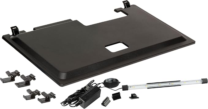 Tetra LED Aquarium Hood 20 in x 10 in, Low-Profile Fish Tank Cover | With Hidden Lighting