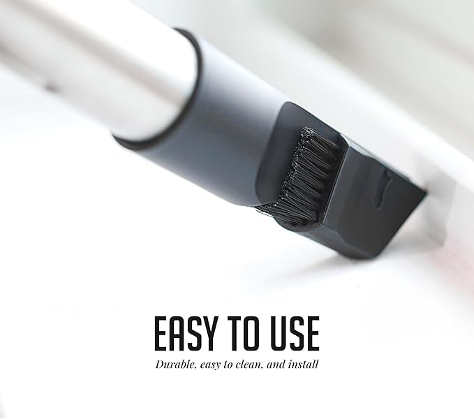 OVENTE Vacuum Brush Attachment, Compatible with ST2620 Electric Bagless Canister Vacuum Cleaner, Effective for Cleaning Corners and Sofa, Durable and Easy to Use, Black ACPST2677