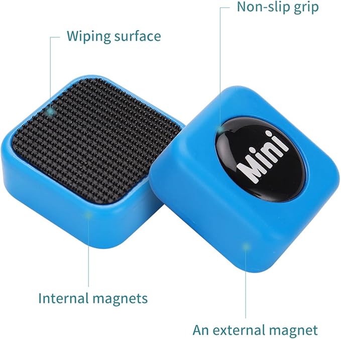 Magnetic Algaes Scrapers for Aquarium Glass Cleaner Scrubber Brush Scratch-Free G Red