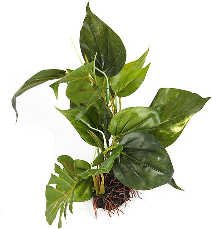 CNZ® Aquarium Fish Tank Green Lifelike Underwater Plastic Plant Aquatic Water Grass Decor (Large, 13-inch) | Lifelike, Plastic, Aquatic Water Grass Decor
