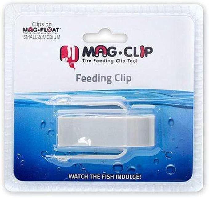 Mag-Float Mag Clip Algae Scraper Feeding Clip Attachement 030 & 125 Small & Medium | Glass Aquarium Cleaning Attachment
