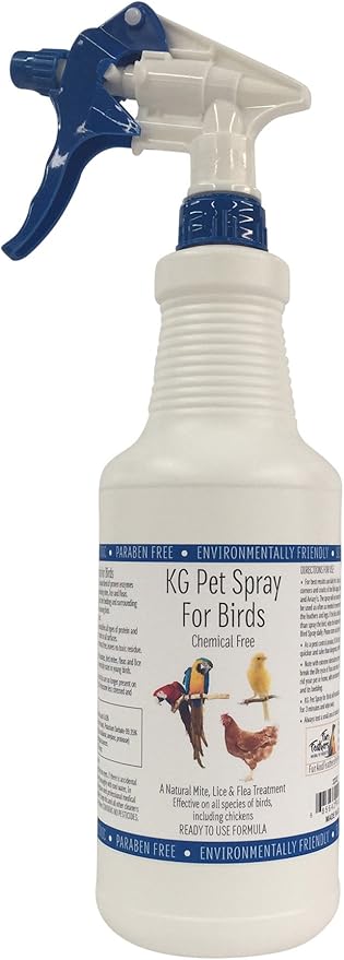 KG Pet Spray for Birds - Ready to Use Formula 32oz