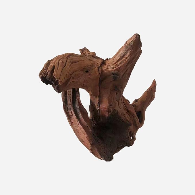 Natural Driftwood for Aquarium Decor, L11.81×W12.2×H9.84 Inches Large Drift Wood Decorations for Reptile Hide, Fish Tank, Optional Shapes