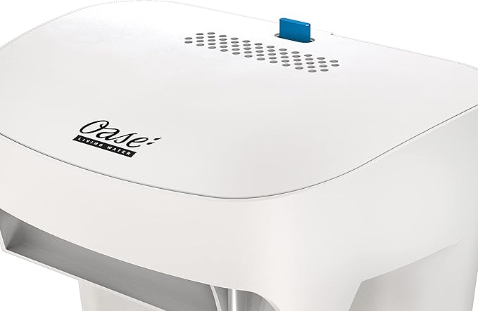 OASE BioStyle Power Filter for Aquariums up to 30 gallons, Multi-stage Filtration, Easy Maintenance, Quiet Hang on Back Filter, White