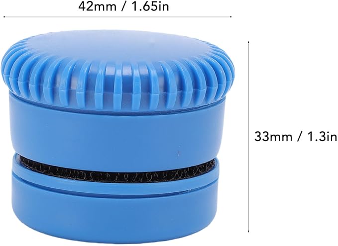 Pssopp 2Pcs Magnet Algaes Scraper, No Scratch Magnetic Fish Glass Cleaner Mini Scrubber Tool for Aquarium Glass Accessories