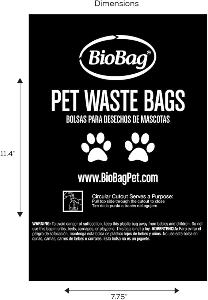 BioBag, Pet Waste Bags, 50 Count