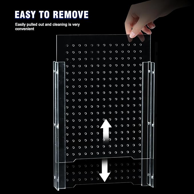 Acrylic Fish Tank Divider for 55 Gallon Aquarium, 55gal Tank Separator