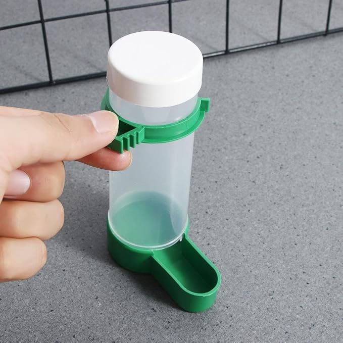 Bird Feeder 2PCS Plastic Bird Water Drinker Hanging Food Dispenser Automatic Drinking Fountain Bird Supplies Parrot Feeding Tool Bird Cage Accessories