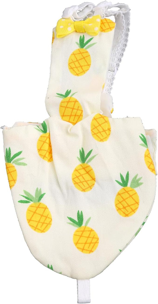Bird Parrot Diaper Flight Suit Nappy Clothes for Green Cheek Conure Parakeet Cockatiel for Small Birds 4 S