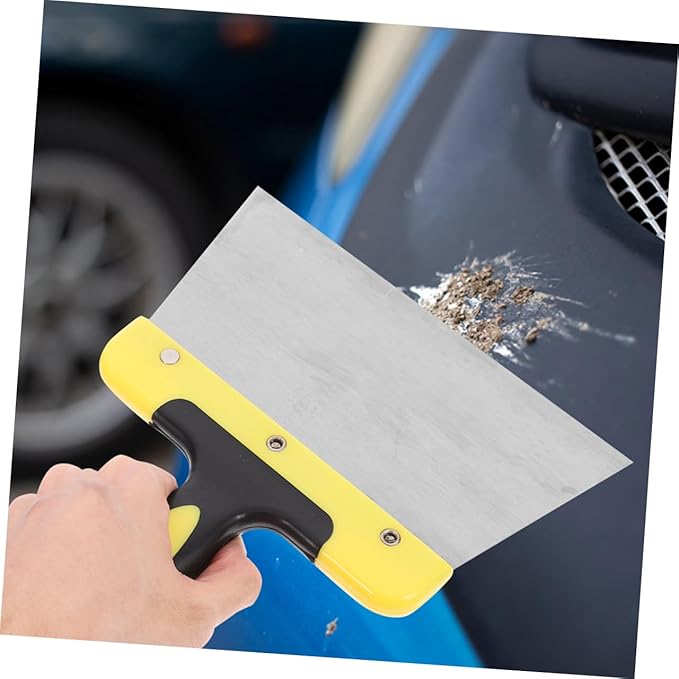 SUPVOX Bird Cage Cleaning Scraper Bird Droppings Remover Long Stainless Steel