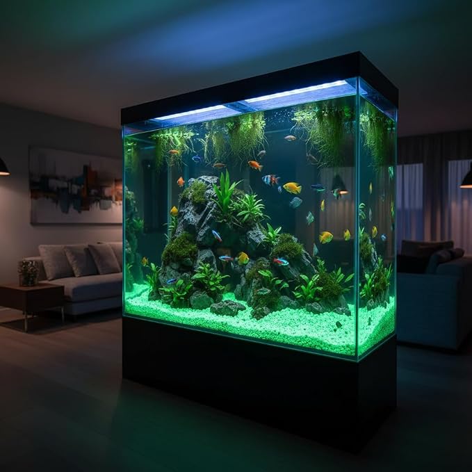 Shiny Stone Glow in Dark Aquarium Gravel Sand, Yellow Green, 3-5mm | Neon, 305g/0.67lbs, For Fish Tank and Fairy Garden, Decorative Rocks, Home Decor