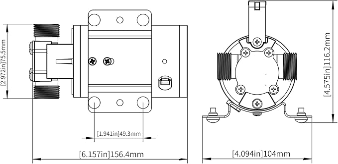 TIGEROAR 12V Water Pump 330 GPH Utility Pump for Vehicle Water Transferring | RV Electric Pump Portable Water Tank with 6 ft. Suction Pump Hose and Replacement Kit for Water Removing Draining Flushing