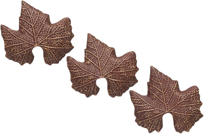Aquarium Ceramic Decorations Cave Betta Stone Decor - Aquarium Fish Tank Hideway Decor for breeding Cichlids Plecos Betta Toys Hideout (Leaves)