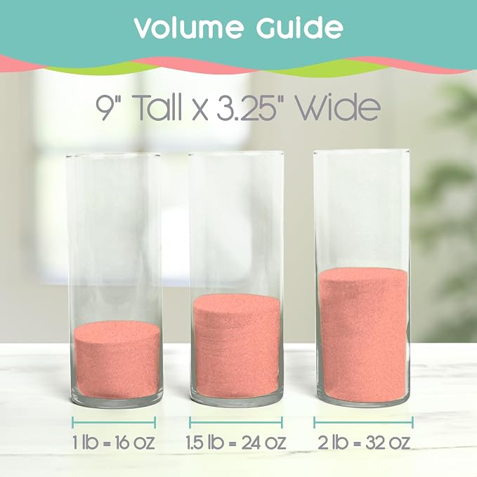 Sandsational Sparkle - Pink Blush Unity Sand - The Original Wedding Sand - 3 LB (48 oz)
