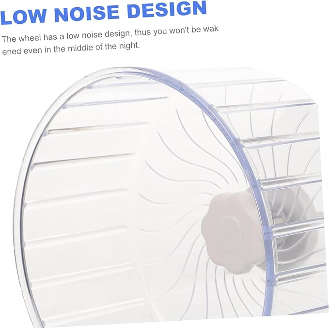 Toyvian Silent Hamster Wheel 5.51 Inch Running Wheel for Small Pets Including Hamsters Guinea Pigs Chinchillas and Gerbils Smooth Edges Low Noise Exercise Toy for Cage