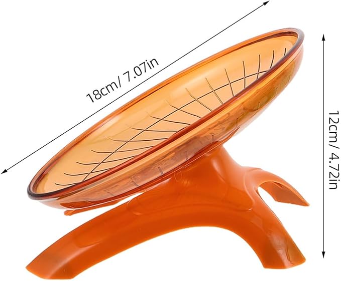 PRETYZOOM Silent Hamster Exercise Wheel for Small Pets, Flying Saucer Running Wheel for Gerbils and Mice, Quiet Activity for Hamster Cages and Small Animal Exercise
