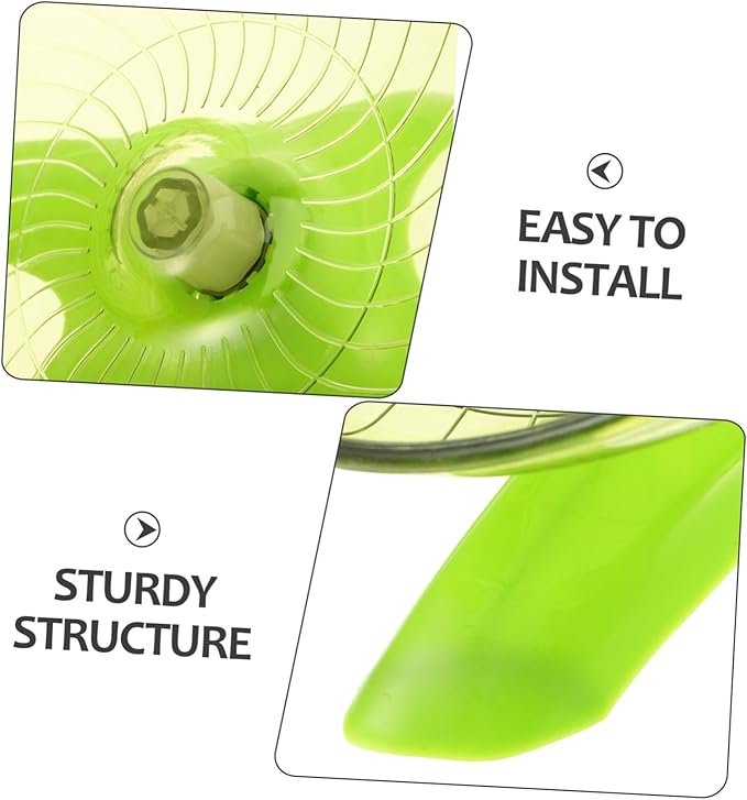 BESPORTBLE 2pcs Hamster Flying Saucer Wheel Silent Exercise Spinner for Gerbils Hedgehogs and Small Pets Easy to Clean Activity for Active Play