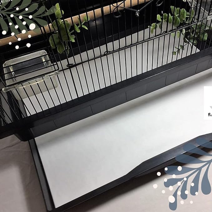 Birdcage Liners - Poly Coated, Medium Sizes, Custom Orders, 60, 100 or 150 Pre-Cut Sheets - Up to 200 Feet of Paper