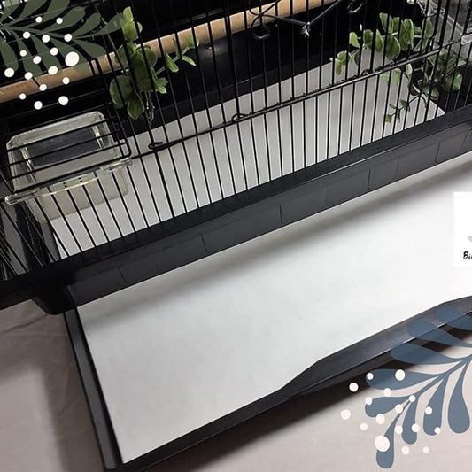 BirdCage Liners - POLY COATED, Small Sizes, Custom Orders, 60, 100 or 150 Pre-Cut Sheets, Up to 225 Ft