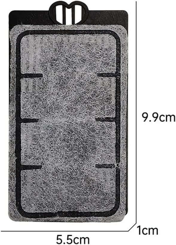 Aquarium Filter Cartridges Suit for 3.5W 280L/H Low-Water Fish Tank Filter Turtle Tank Reptiles Amphibians Frog Crab Cichlids Newt Filter Plate(Cartridges-8PCS)