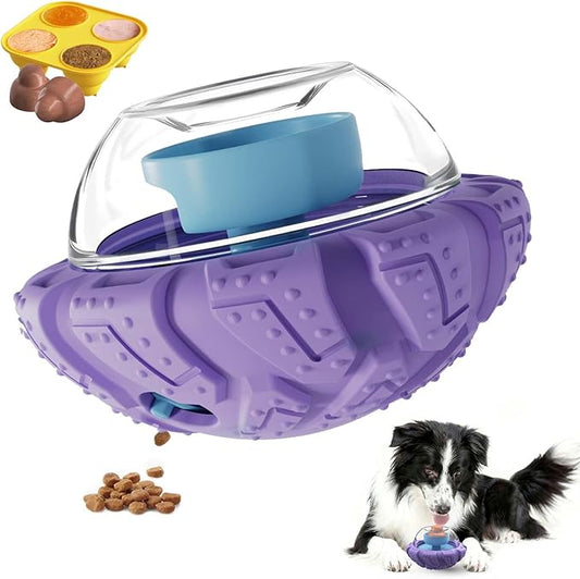 YINEYA Interactive Dog Toy, Feeder Toy with Adjustable Treat Dispensing & DIY Frozen Treats, Dog Enrichment Toys to Keep Them Busy and Mental Stimulation