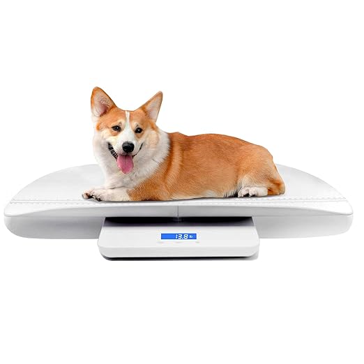 Digital Pet Scale, Baby Scale, with 3 Weighing Modes(kg/oz/lb), Max 220 lbs, Capacity with Precision up to 0.02lbs, White, Suitable for Infant, Puppies, Mom