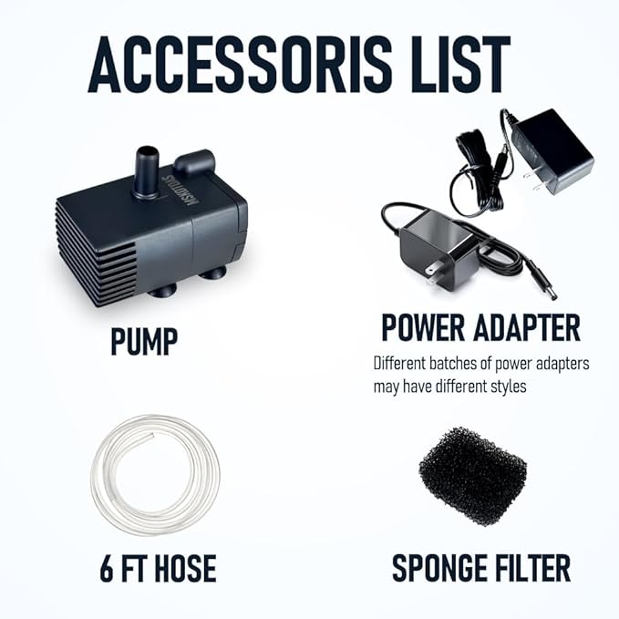 Automatic Small Sump Pump with Water Sensor, 8 FT Lift 74 GPH with 6 FT Tubing, 115/230V Mini HVAC Condensate Removal Pump with Float Switch for Dehumidifier, Air Conditioner, Hydroponic, Auto On Off