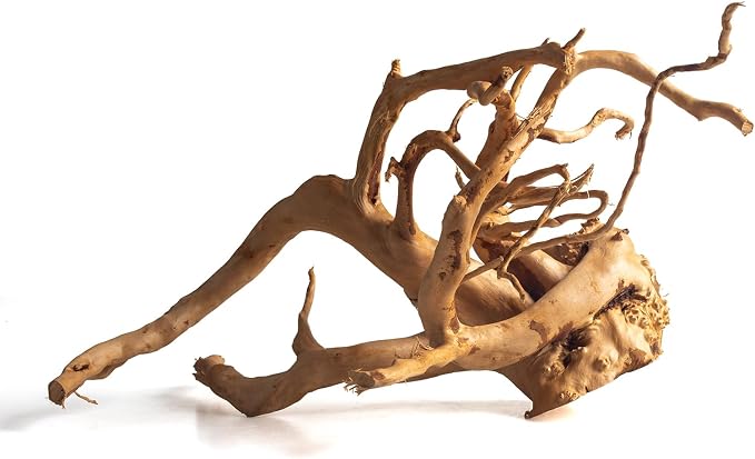 emours Spider Wood for Aquarium, Natural Driftwood for Fish Tank Decor, Aquascape Wood for Freshwater Aquarium & Reptile Habitat (12-16 Inch / 30-40 cm)