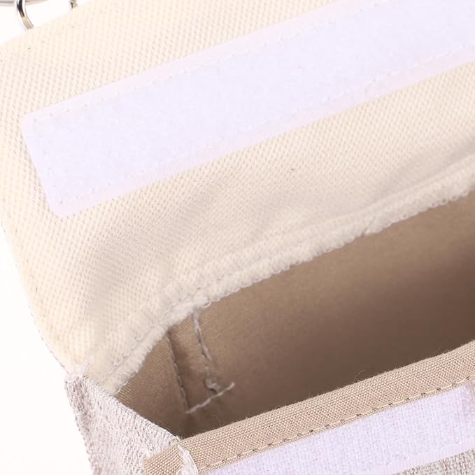 Balacoo Rabbit Hay Feeder, Guinea Pig Hay Bag Hanging Rabbit Feeder Storage for Guinea Pig, Bunny, Chinchillas, Hamsters and Small Pets and Animals (Grey, M)