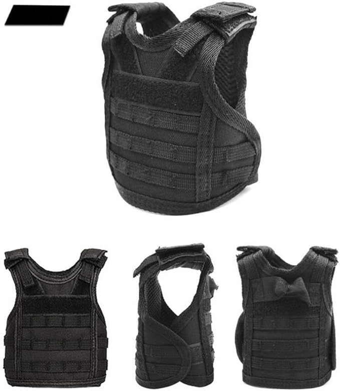 Ferret Clothes Small Animals Harness Military Style Adjustable Shoulder Straps Soft Mesh Comfort Durable Nylon Padded Vest Ferret Guinea Pig Hamster Bunny Kitten Puppy Small Pet Clothes Accessory