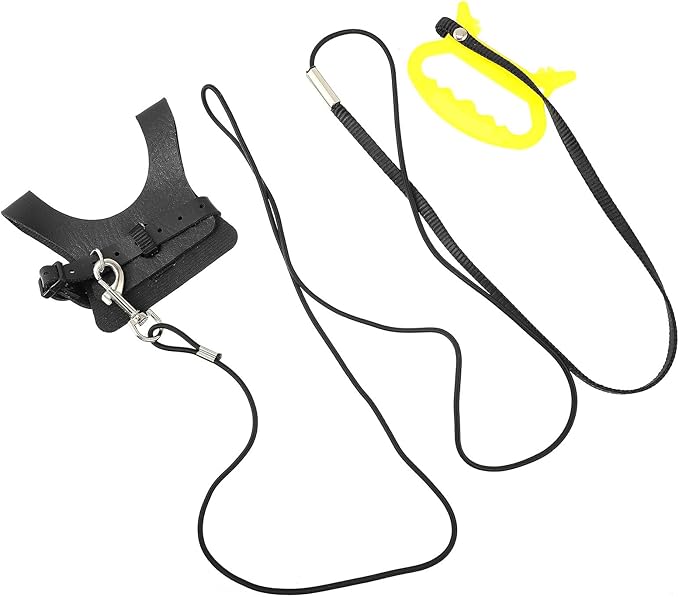 Lightweight Outdoor Bird Flight Vest Harness and Adjustable Leash Set, Dark Color M Size, Training Harness for Small to Medium Parrots