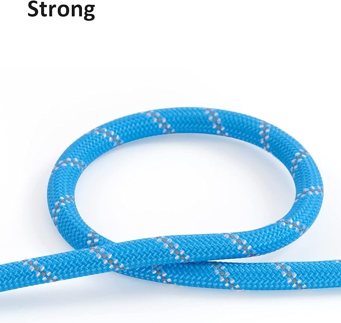 (2 Pack) Long Dog Leash for Dog Training 15FT/30FT/50FT, Dog Rope with Reflective Thread for Large Medium Small Dogs, Dog Tie-Out Cable Lead for Hunting, Camping&Backyard