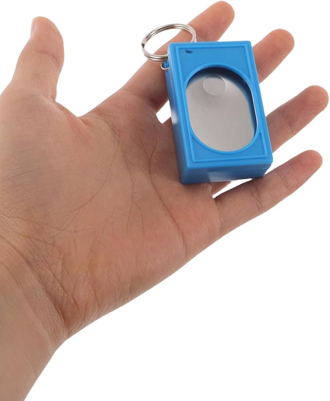 2pcs Portable Square Box Training Clicker Puppy Clicker Trainer for Dogs Cats Birds Lizards Fish Aid for Indoor Use (Red+Blue)