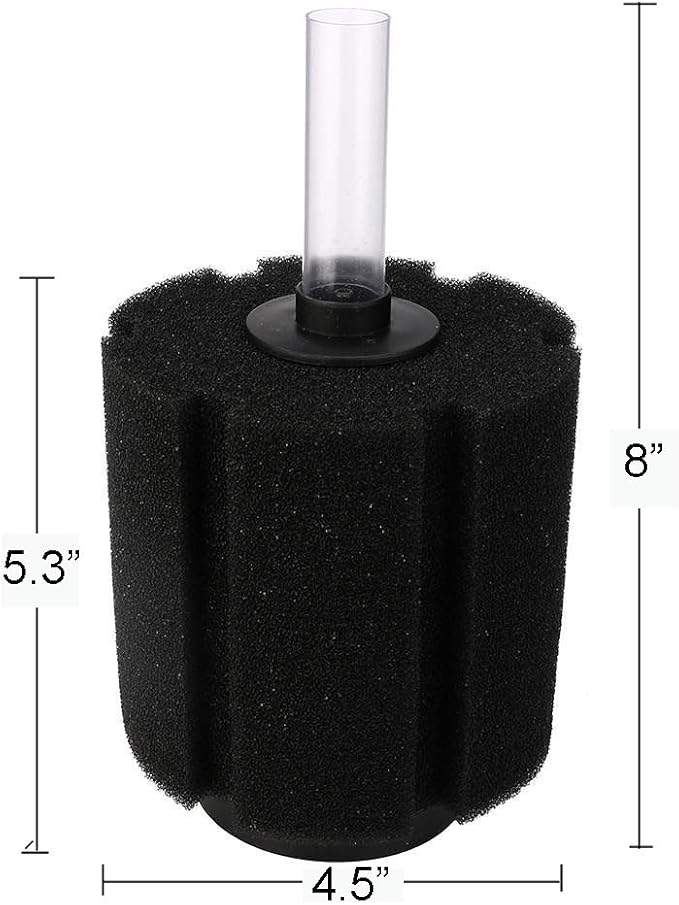 Bio Sponge Filter Air Pump Driven 10 or 20 Gal Breeding Fry Betta Shrimp Fish Tank Aquarium (Ship from CA USA) (Large 3-Pack)
