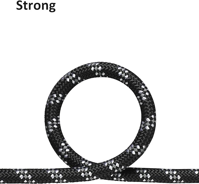 Long Rope Leash for Dog Training 10FT 16FT 30FT 50FT 100FT, Reflective Threads Check Cord Dog Long Line Leash for Large Medium Small Dogs, Dog Tie-Out Cable for Playing, Camping, or Backyard