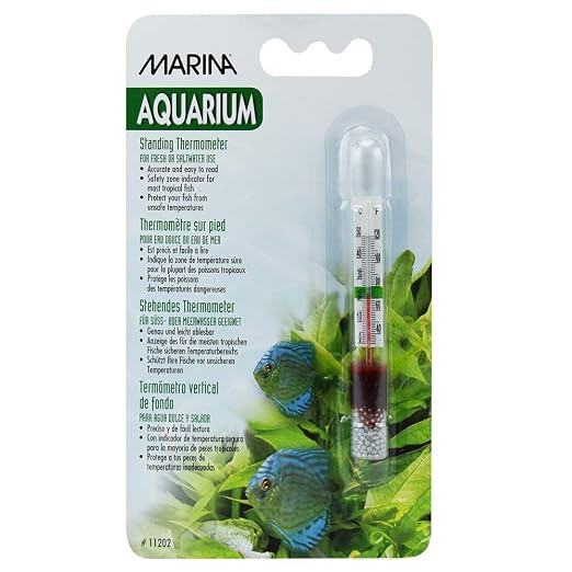 Marina Large Standing Thermometer | Provides Temperature in Fahrenheit and Celsius