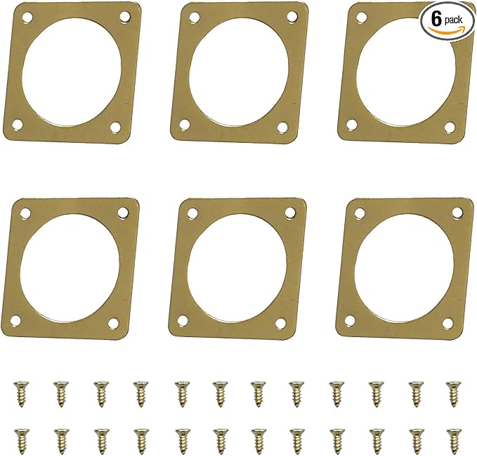 6-piece Metal Bluebird House Predator Guard，Metal Birdhouse Guard，Bird House Hole Protector Guard for Eastern Bluebird Box （3.81 cm Opening）