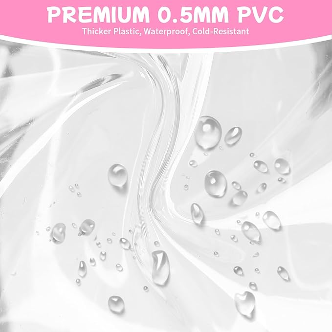 MOONBABY Small Clear Backpack for School Transparent Bookbag for Kids Heavy Duty PVC See Through Backpack Stadium Approved