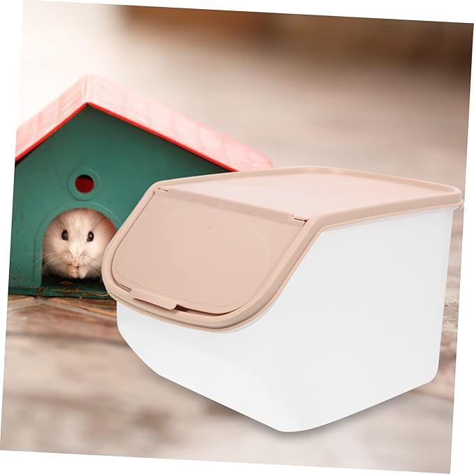 Totority Hamster Dust Bath House Cage Chinchilla Bathtub Reusable Small Pet Supply Pp Pe Material Easy to Clean Store