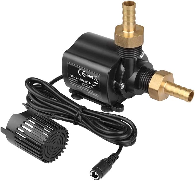 DC 12V Submersible Water Pump for Aquarium, Pond, Fountain | Adjustable Power
