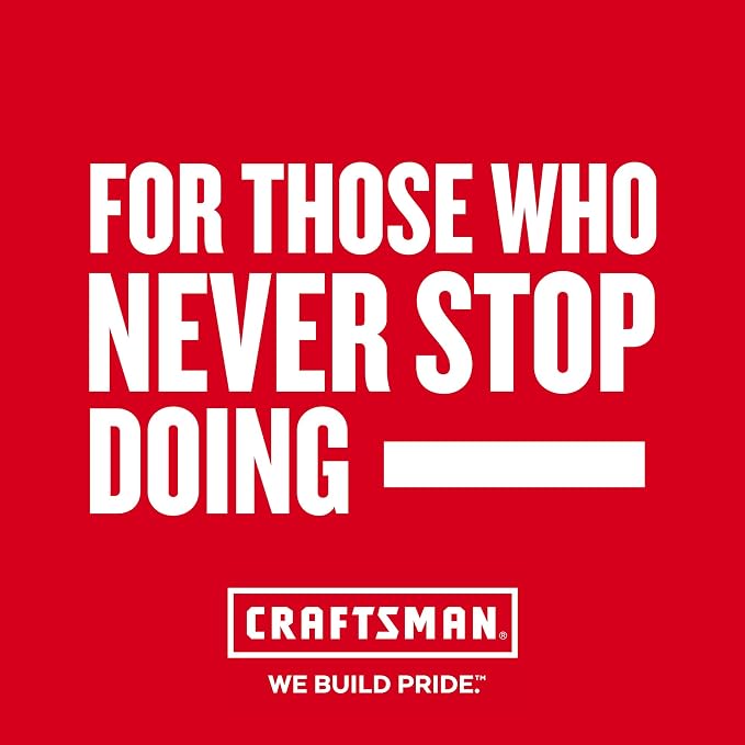 CRAFTSMAN 1/2 HP Fiberglass Reinforced Thermoplastic, Fully Submersible Water Utility Transfer/Removal Pump, Efficient Multi-Use Electric Water Pump, 15 Ft. Cord, 3000 GPH