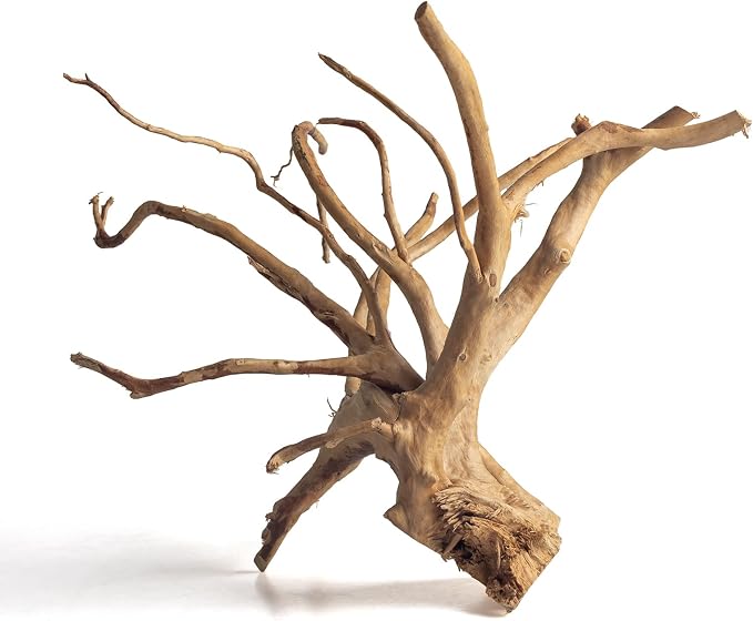 emours Spider Wood for Aquarium, Natural Driftwood for Fish Tank Decor, Aquascape Wood for Freshwater Aquarium & Reptile Habitat (12-16 Inch / 30-40 cm)