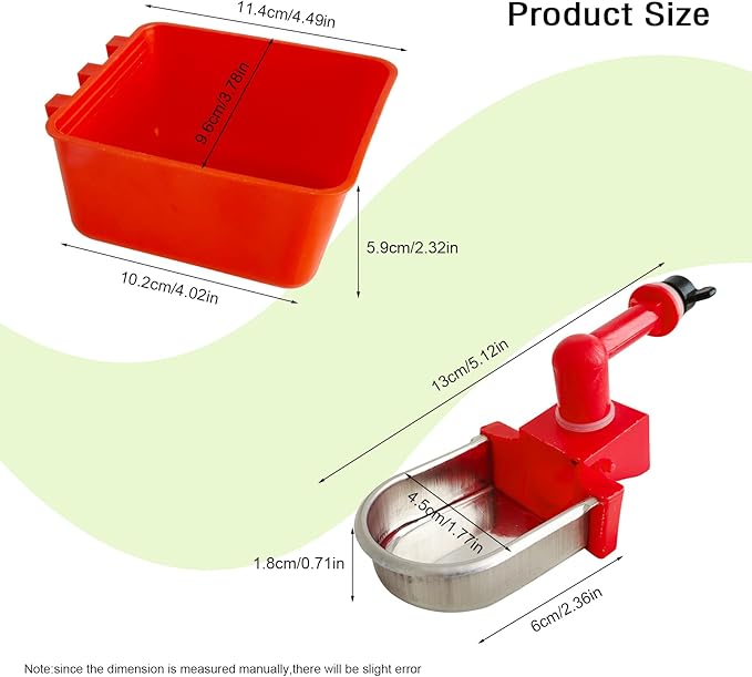 1000ml No Drip Small Animal Water Bottle for Rodent/Ferret/Hamster/Guinea Pig/Rabbit